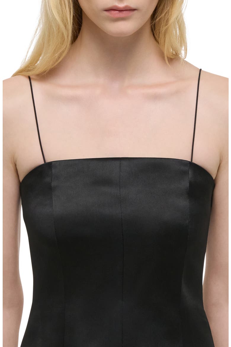 Satin Camisole, Alternate, color, BLACK