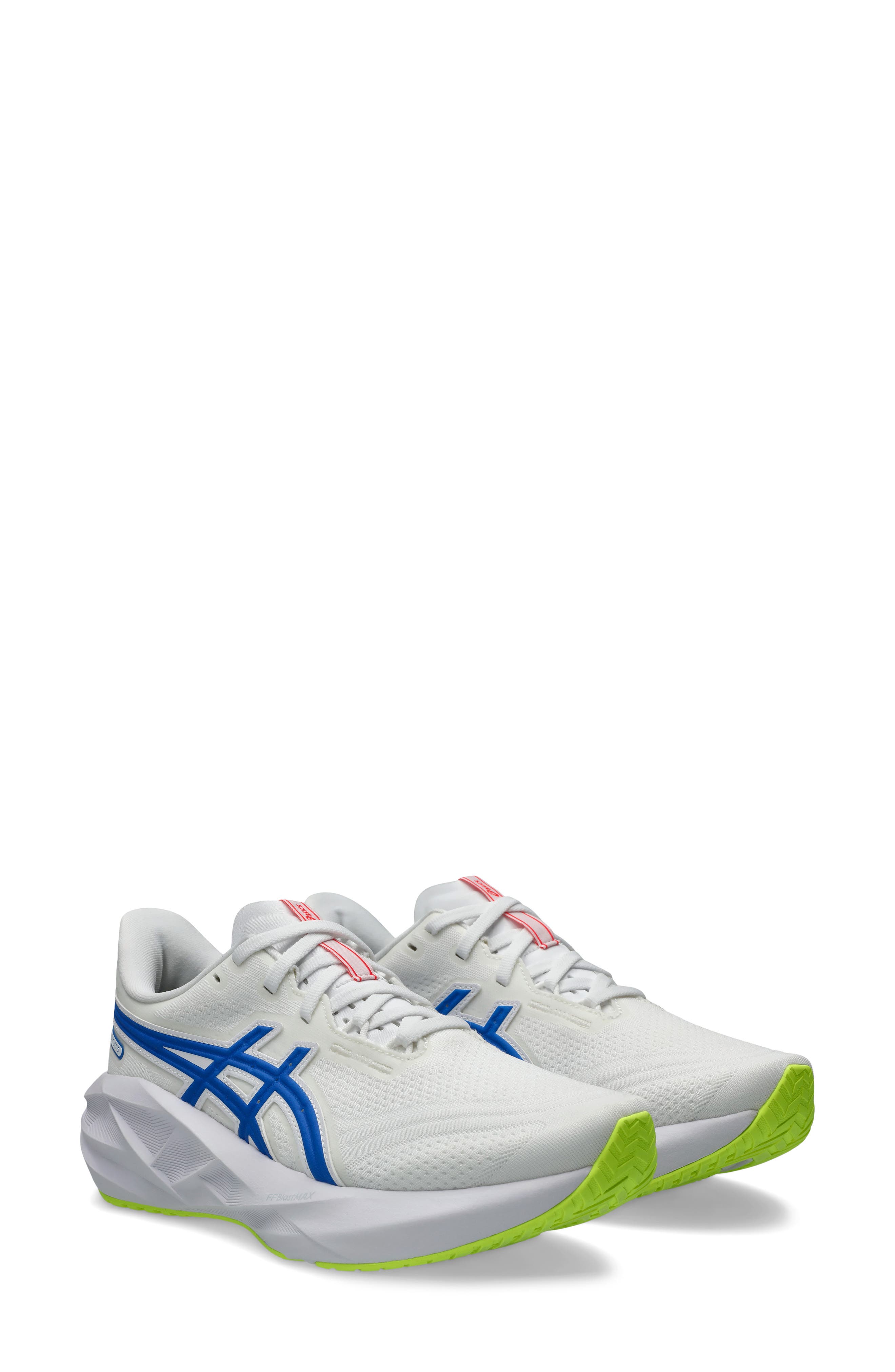 ASICS<sup>®</sup> NOVABLAST<sup>®</sup> 5 ATC Track Club Running Shoe, Main, color, White/ Tuna Blue