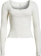 BP. Pointelle Long Sleeve T-Shirt