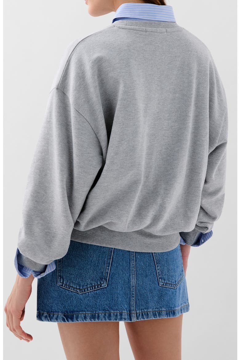 Corporate Sweater, Alternate, color, Greymelange