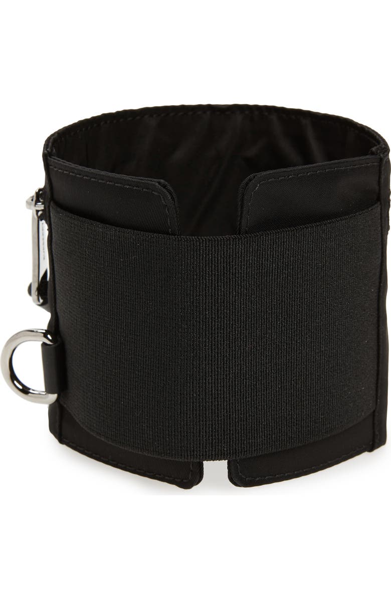 Burberry Logo Nylon Pocket Armband, Alternate, color,