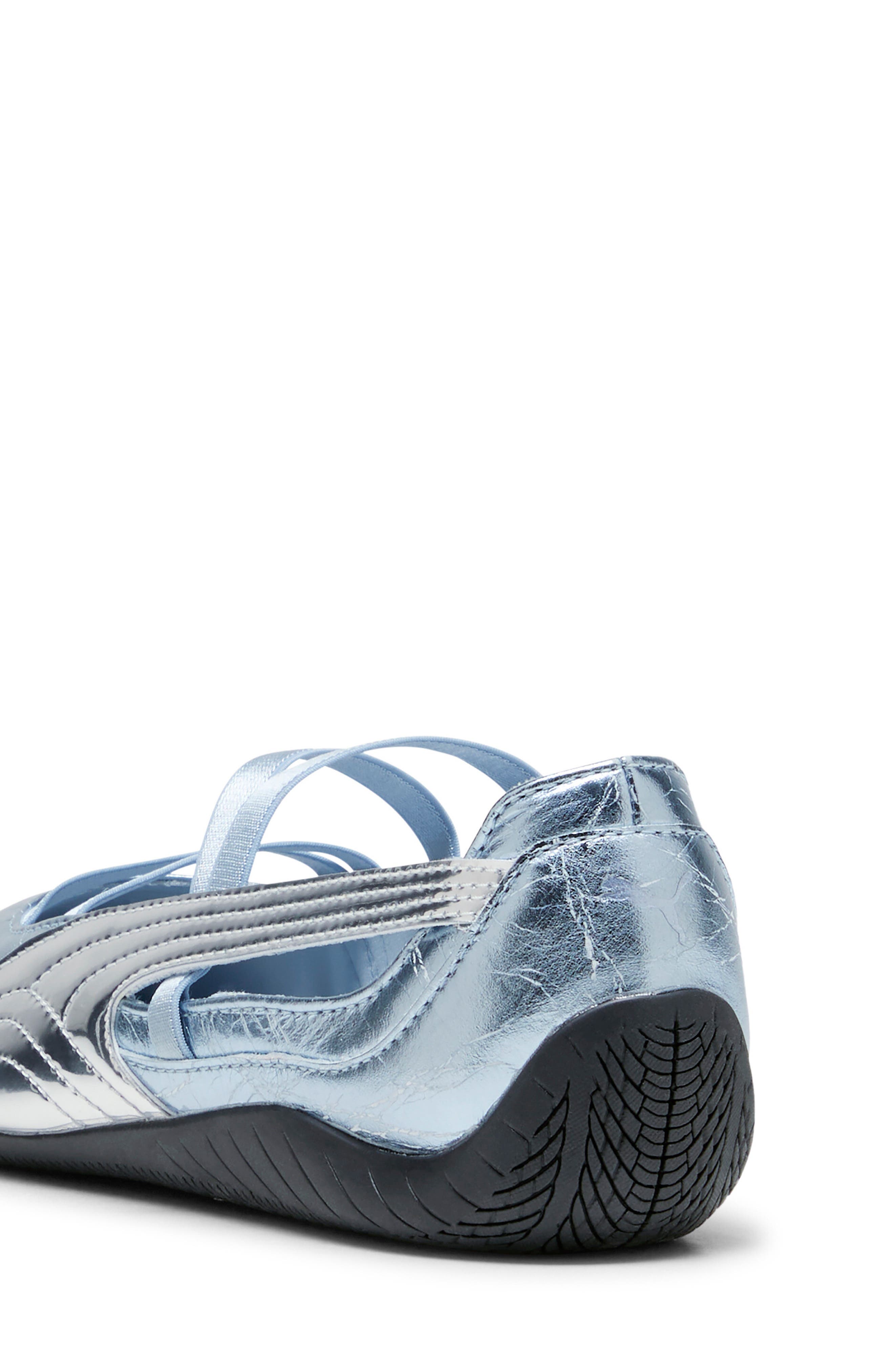 Kids' Speedcat Ballet Lustre Sneaker, Alternate, color, SEA ILLUSION/ PUMA SILVER