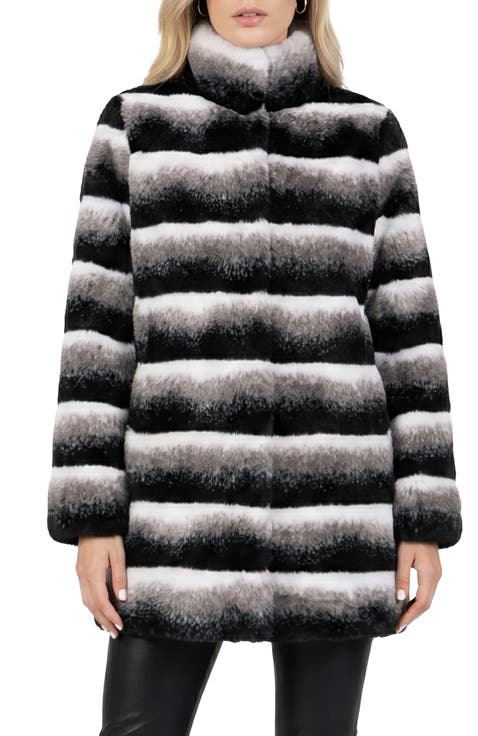 Fur-Free Chinchilla (Faux Fur) Reversible Jacket
