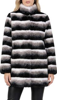 Lyla Grant Fur-Free Chinchilla (Faux Fur) Reversible Jacket