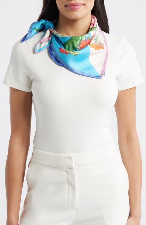 Seasons Summer Series Silk Bandana Scarf