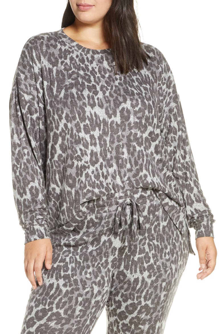 Comfy Sleep Top, Main, color, GREY LEOPARD DASH
