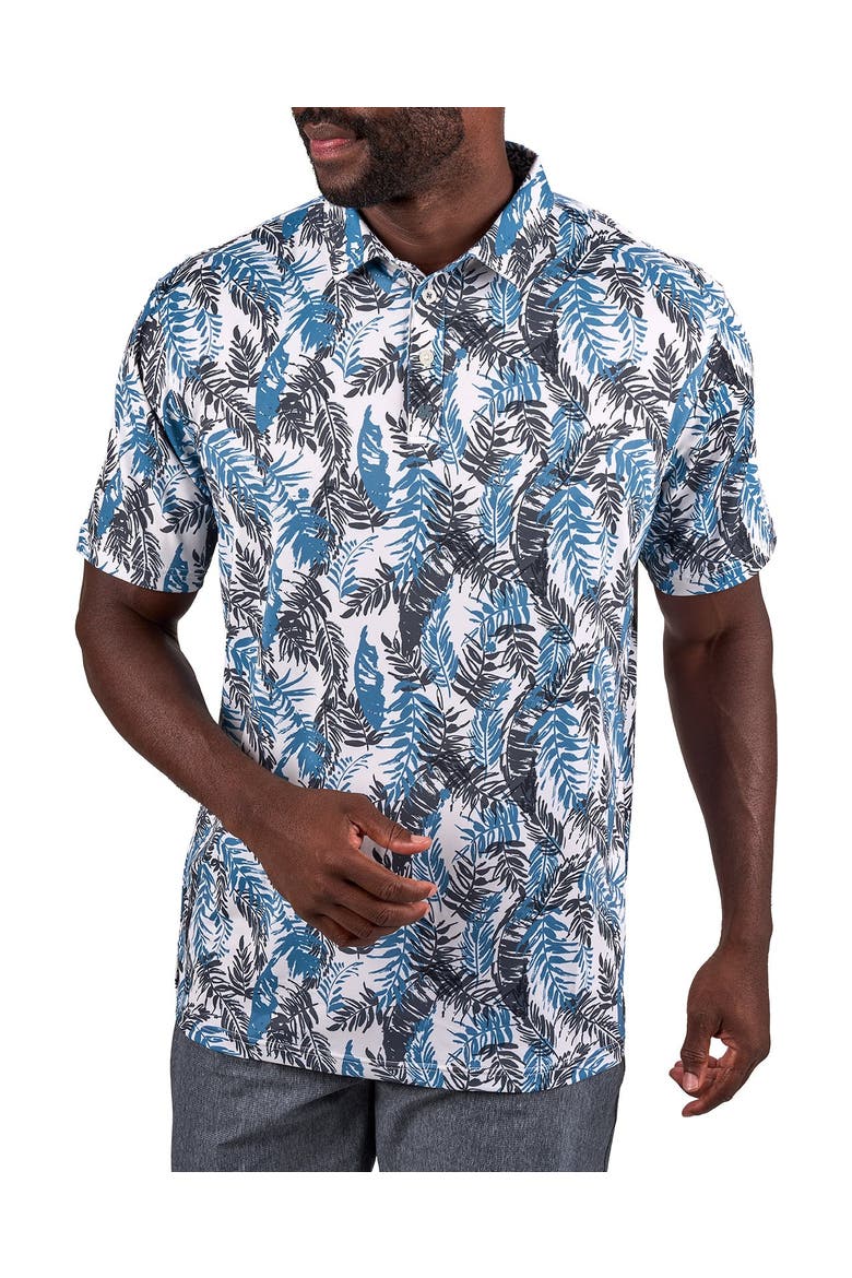 Hidden Clover Polo Vanilla/Moody Blue, Main, color, Vanilla