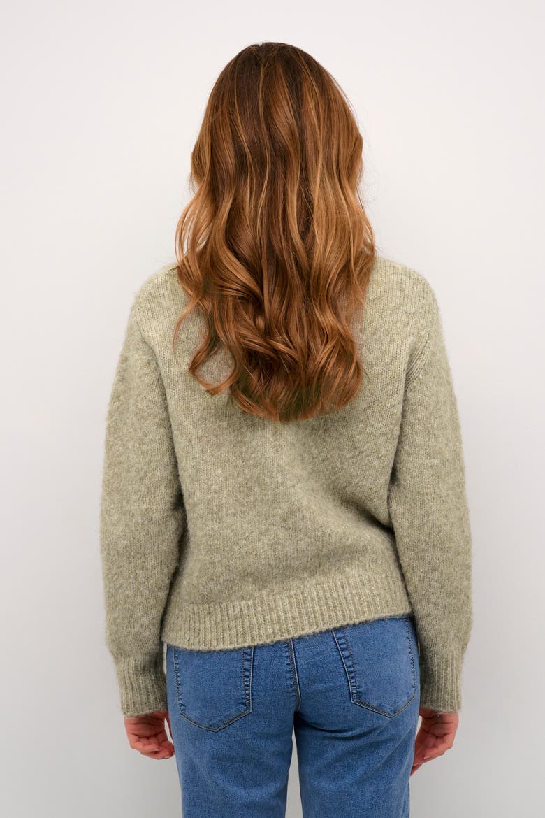 KAtrina Rollneck Long Sleeve Pullover, Alternate, color, Feather Gray Melange