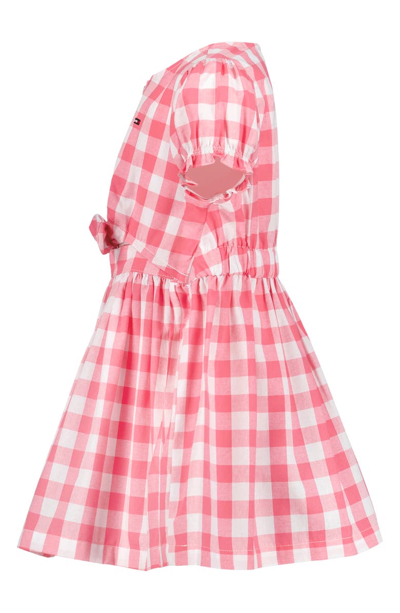 Tommy Hilfiger Kids' Gingham Print Dress, Alternate, color, Pink