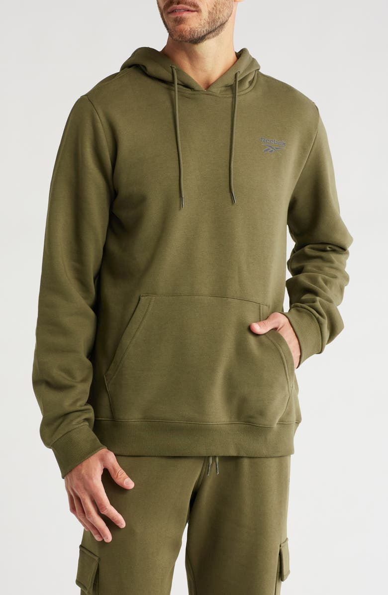 Reebok Ri Left Chest Logo Hoodie, Main, color, 