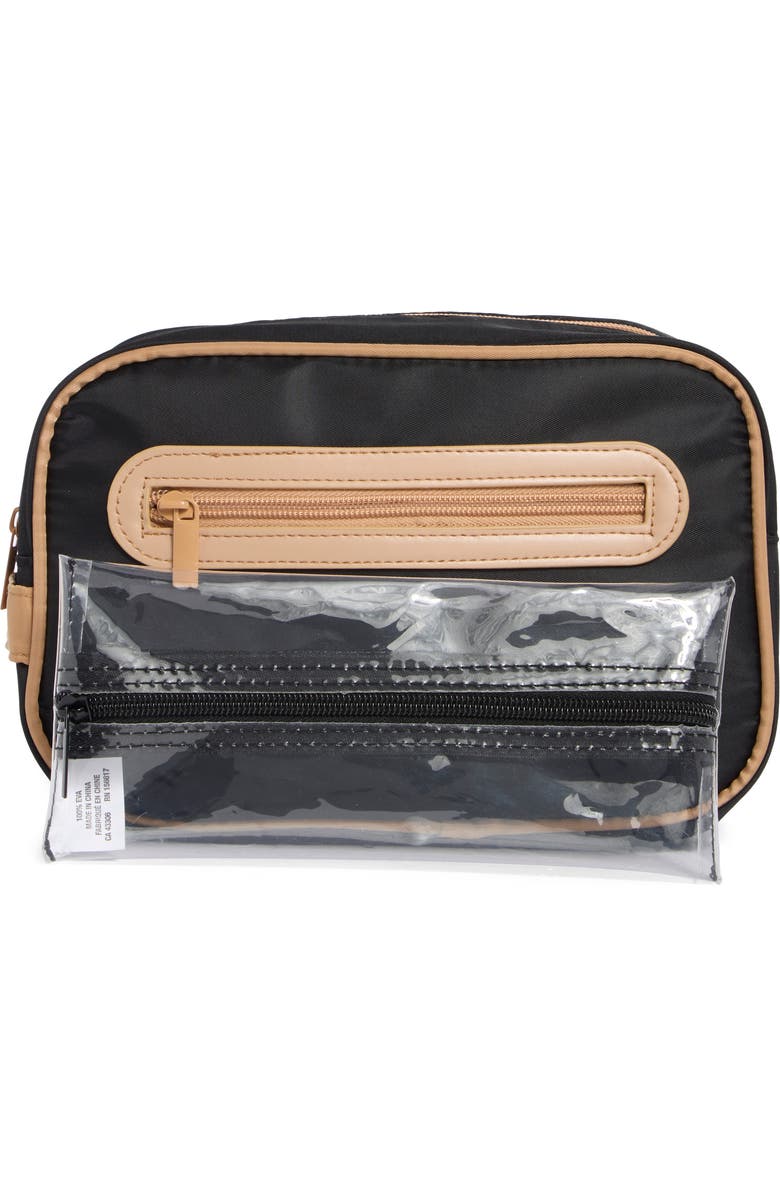 MYTAGALONGS Max & Motion Dopp Kit with Toothbrush Pouch, Alternate, color, Black Tan