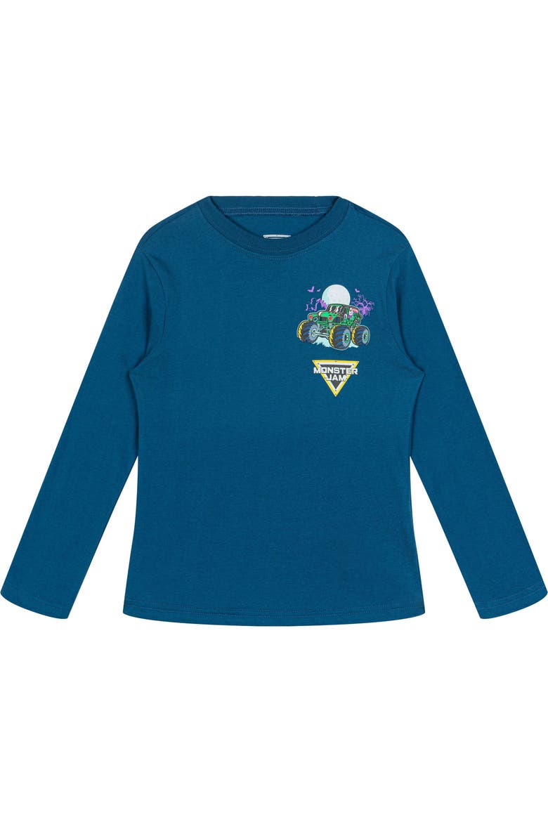 2-Pack Long Sleeve T-Shirt, Alternate, color, Sage Blue Grave Digger