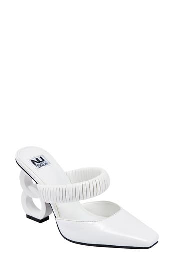 Ninety Union Luna Mule Pump In White