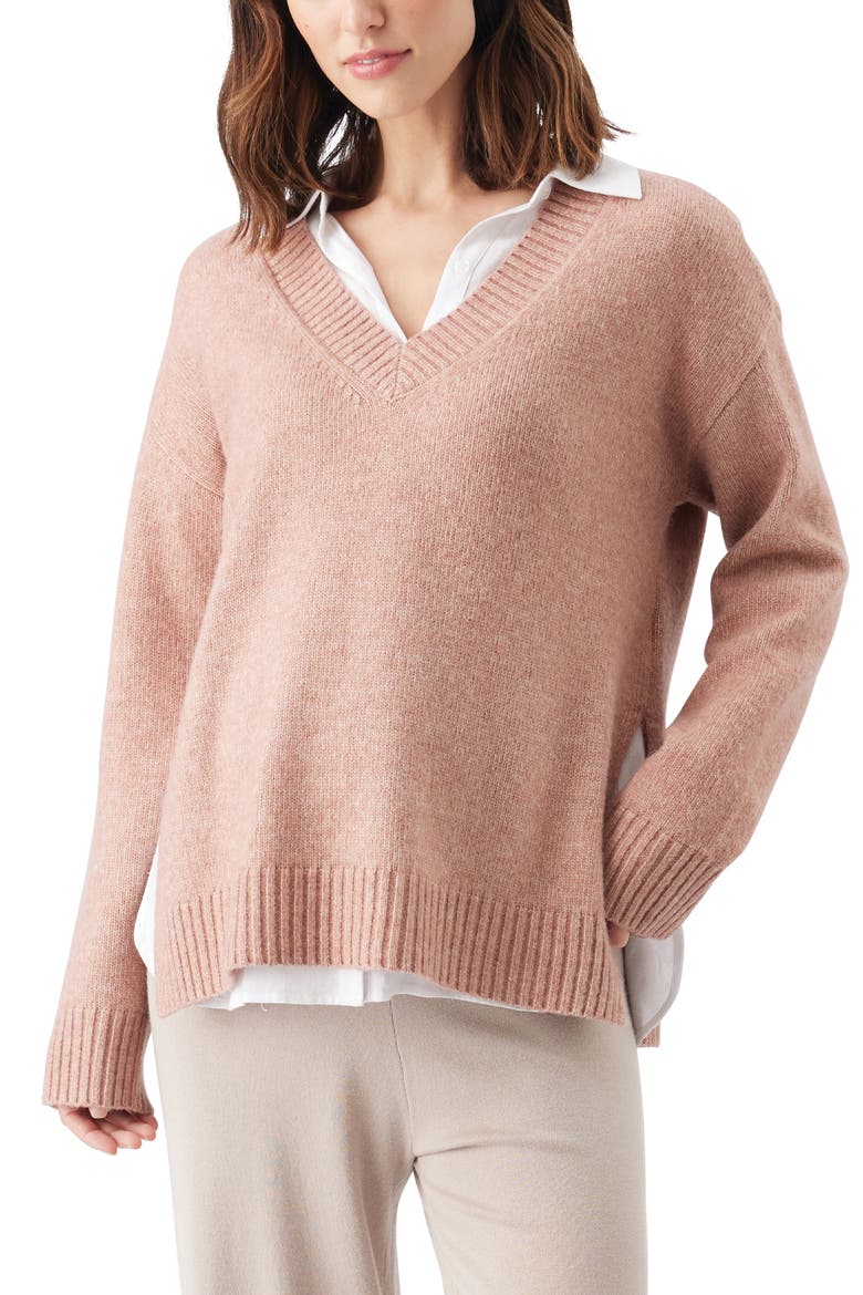 Vera Nursing Knit, Alternate, color, Rose Marle