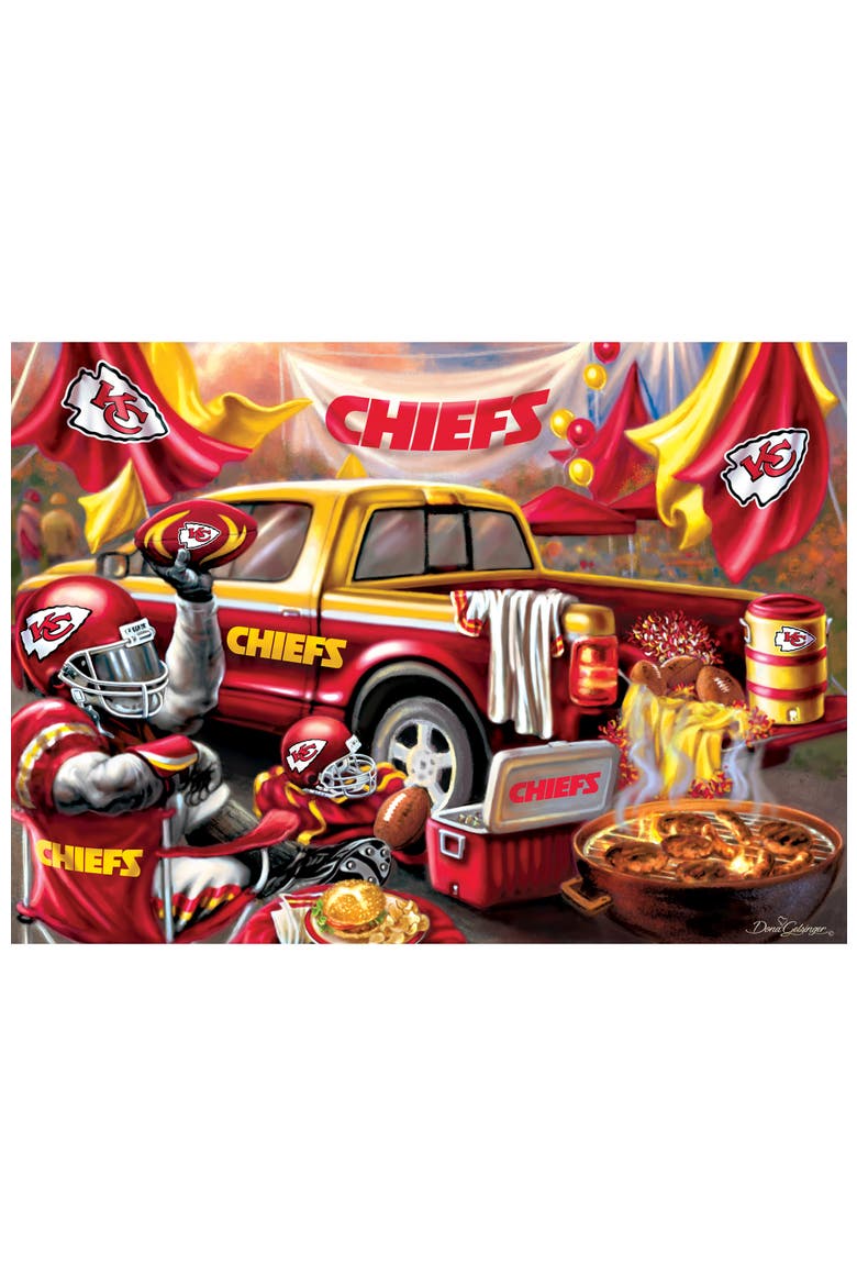 Kansas City Chiefs Gameday 1000pc Puzzle, Alternate, color, Multicolor