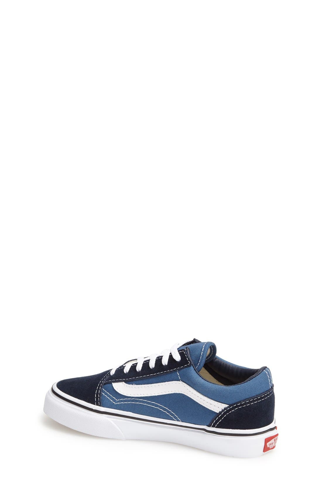 Old Skool Sneaker, Alternate, color, NAVY/ TRUE WHITE