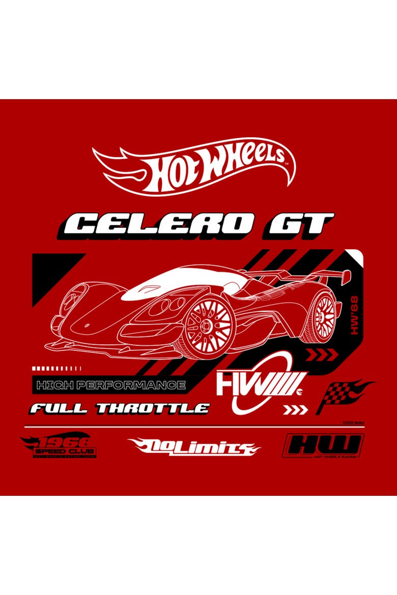 Men's Hot Wheels High Performance Celero GT  Graphic T-Shirt, Alternate, color, Red