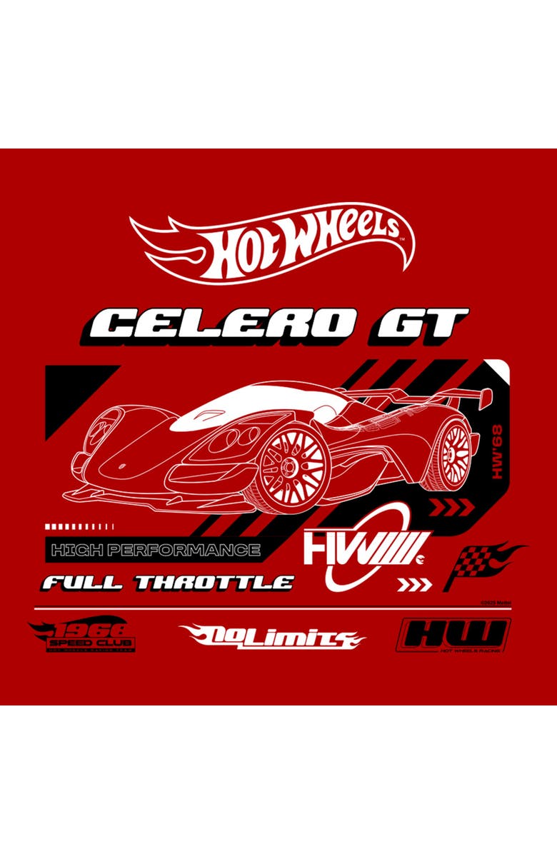 Hot Wheels Men's Hot Wheels High Performance Celero GT Graphic T-Shirt, Alternate, color, Red