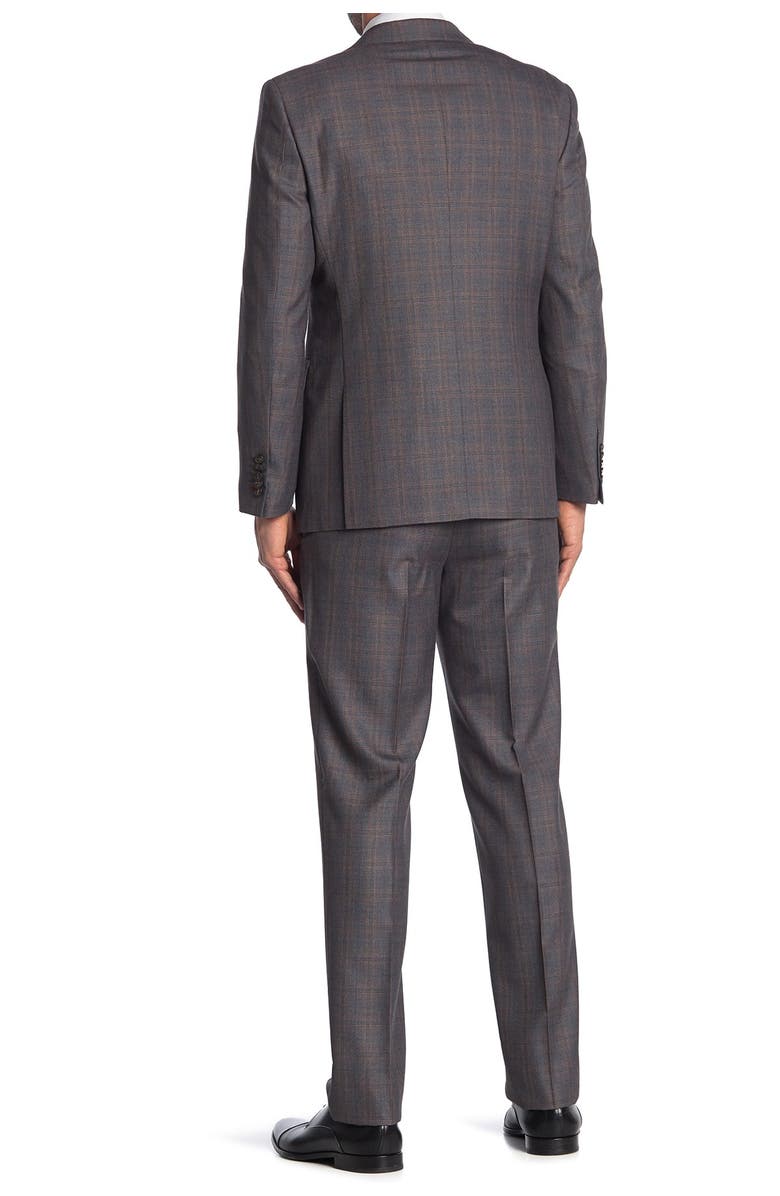English Laundry Windowpane Two Button Notch Collar Suit, Alternate, color, 