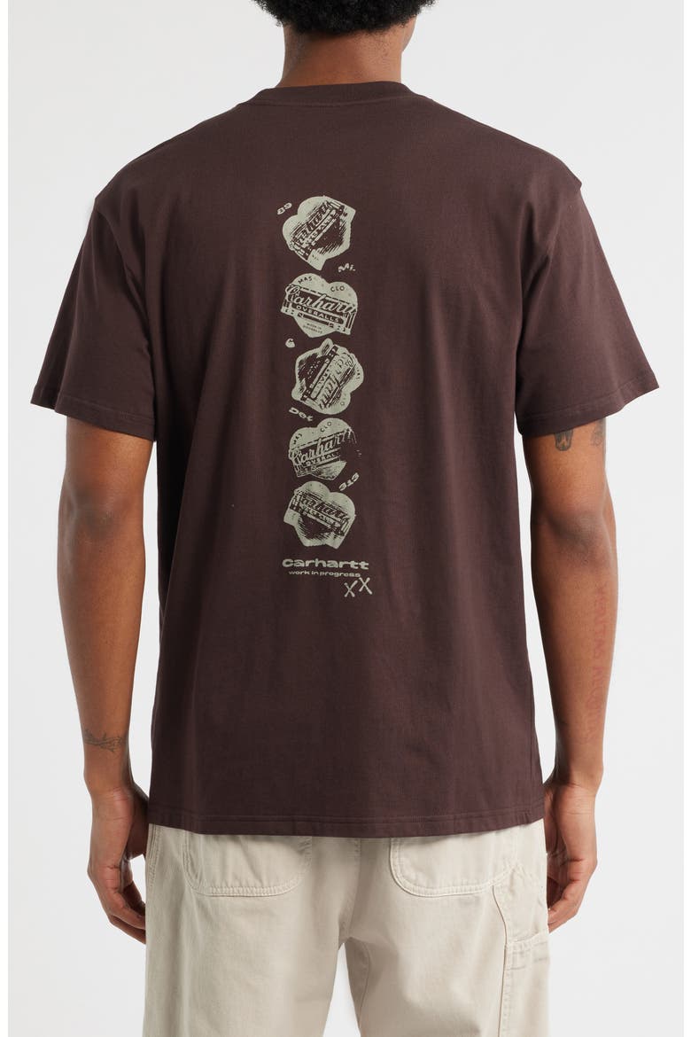 Garble Logo Graphic T-Shirt, Alternate, color, PALISANDER