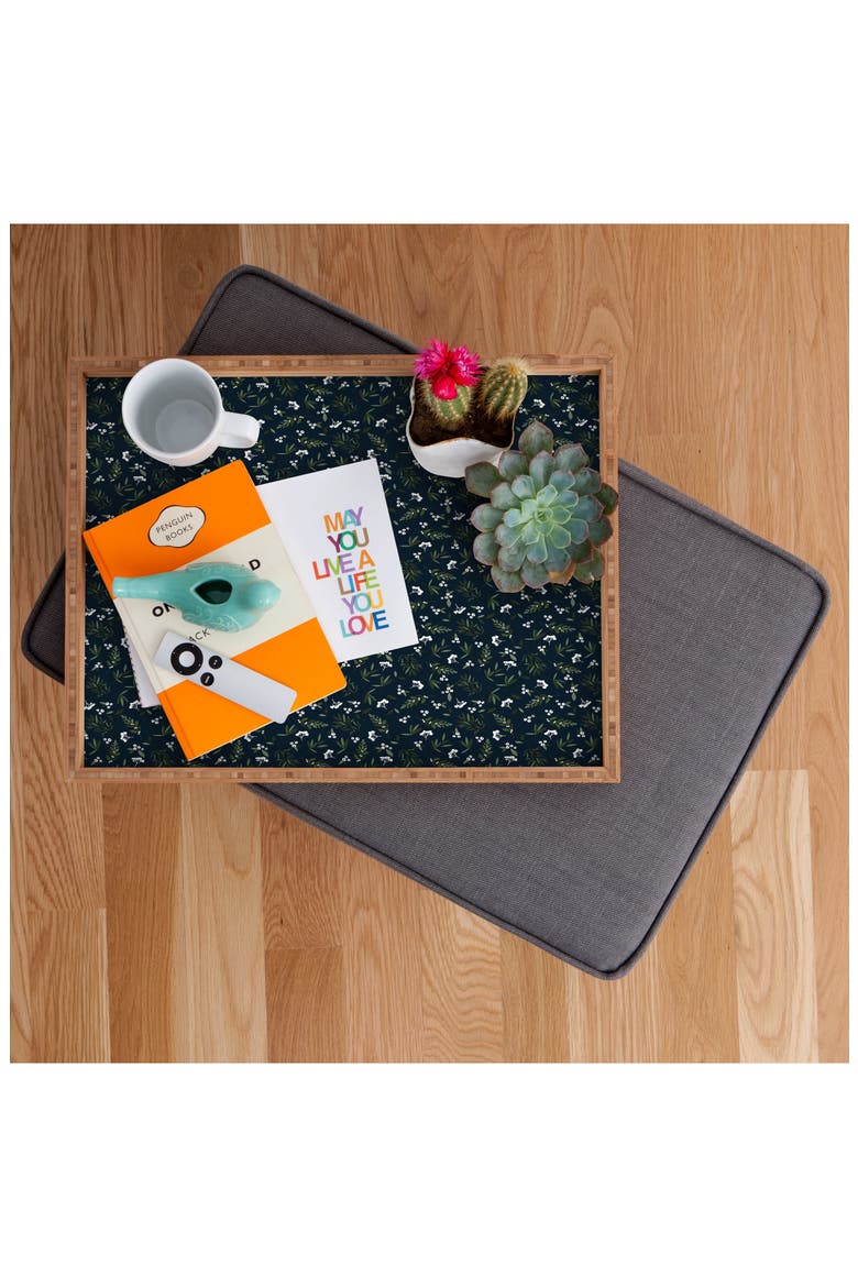 Nordic Wood Tray, Alternate, color, BLUE