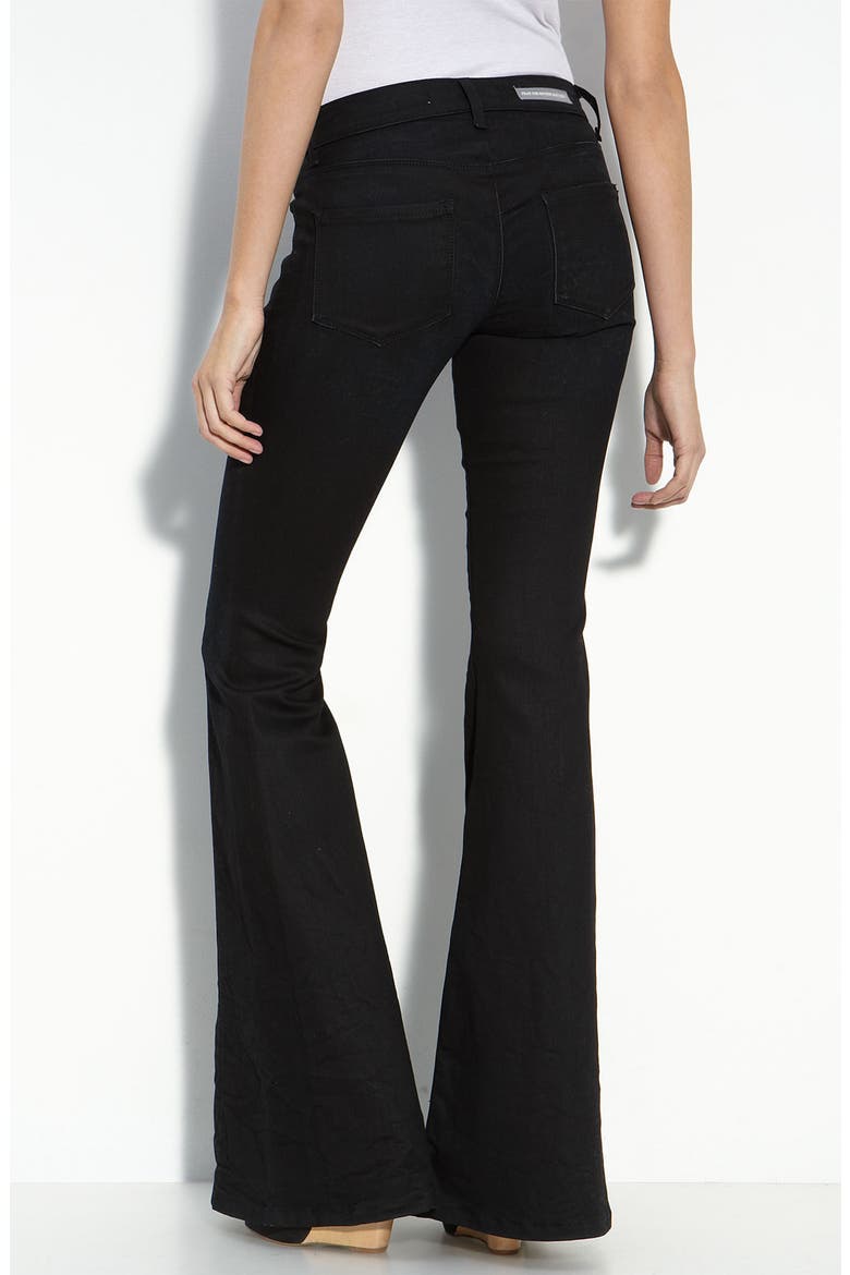 'Devils Post Pile' Bellbottom Stretch Jeans, Main, color, AGATE