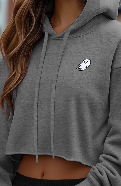 DALIX DALIX WOMENS GHOST CROPPED HOODIE 