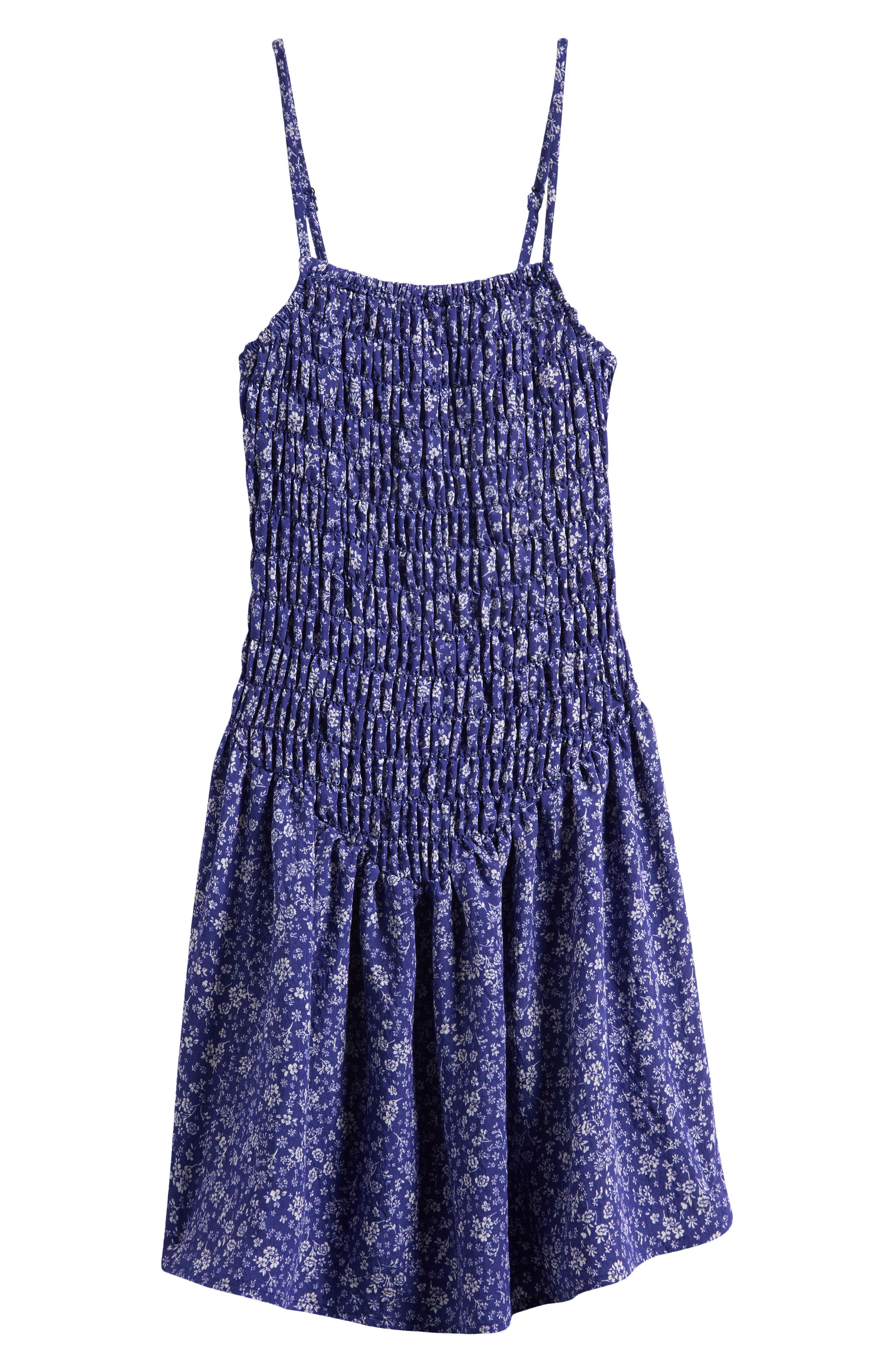 Walking on Sunshine Kids' Smocked Drop Waist Dress