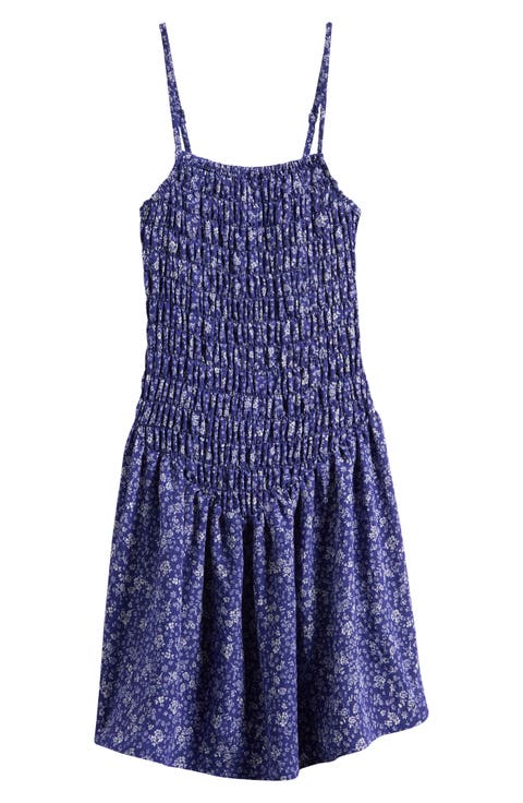 Kids' Smocked Drop Waist Dress (Big Kid)