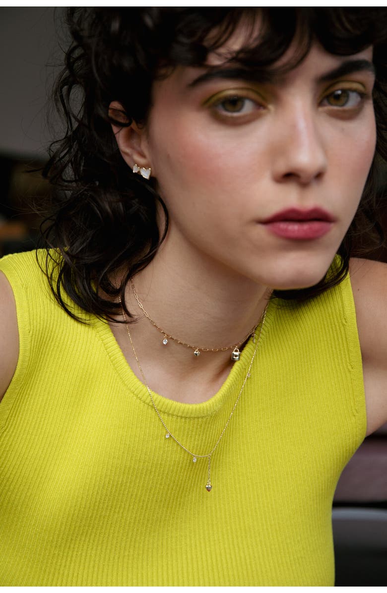 Arte Nova Jewellery Key Necklace, Alternate, color, 