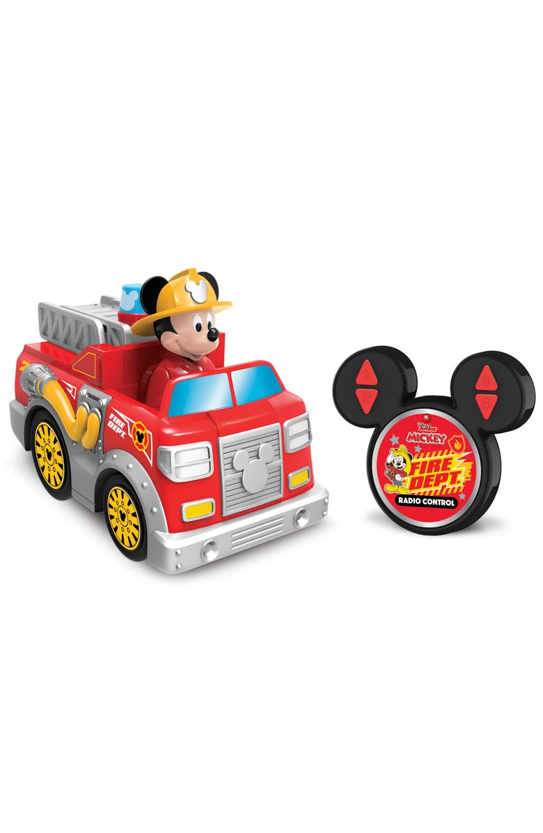 Disney Junior Remote Control Mickey's Fire Truck, Main, color, Red