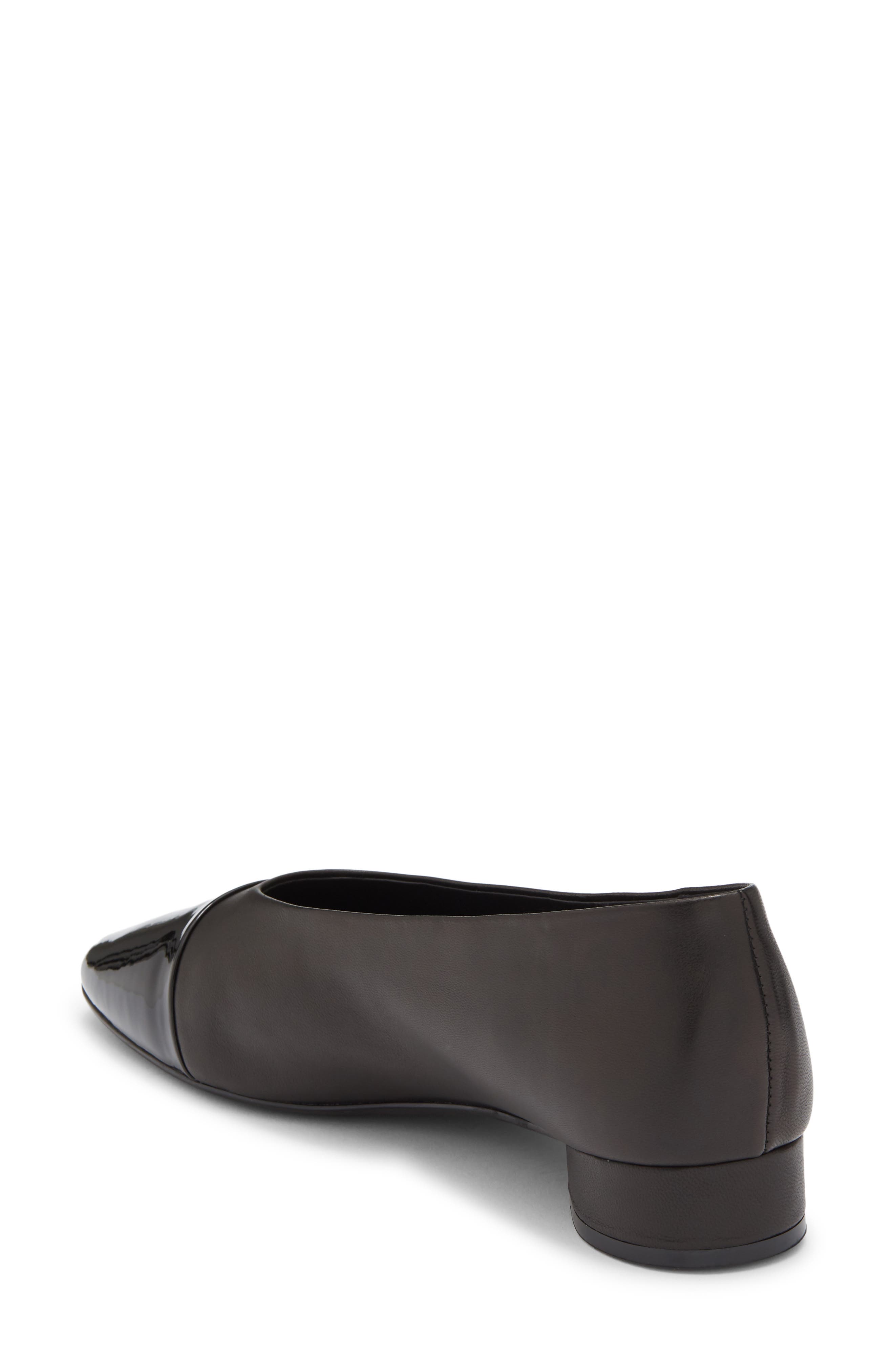 Schedule Cap Toe Pump, Alternate, color, BLACK BLACK PATENT