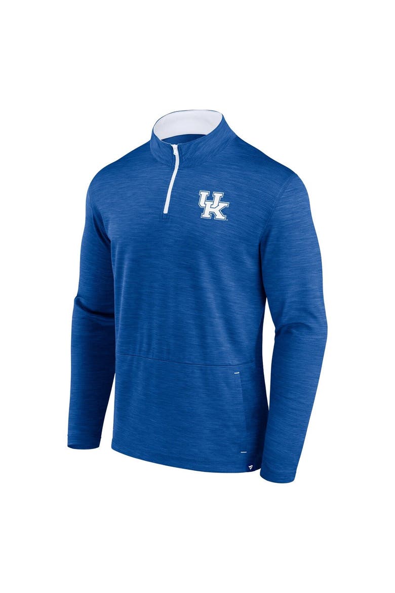 Men's Fanatics Branded Royal Kentucky Wildcats Classic Homefield Quarter-Zip Top, Alternate, color, Royal