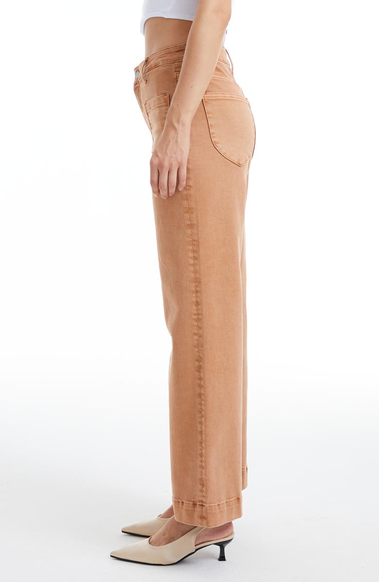 Bayeas Luna High Waist Wide Leg Jeans, Alternate, color, Macchiato