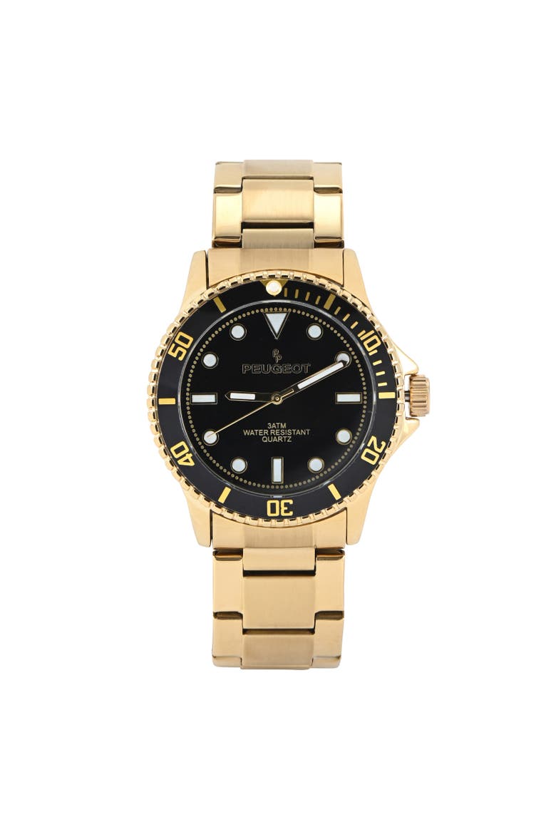 Sport Bezel Big Face Bracelet Watch - 40MM, Main, color, Black