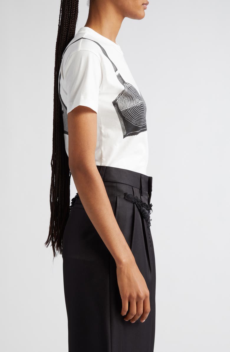 Vaquera Trompe l'Oeil Bra Cotton Graphic T-Shirt, Alternate, color,