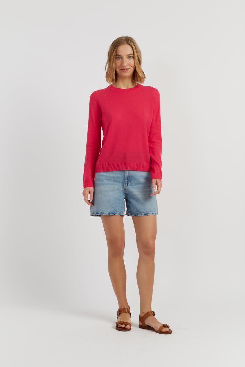 Air Cashmere Sweater, Alternate, color, Water Melon Pink