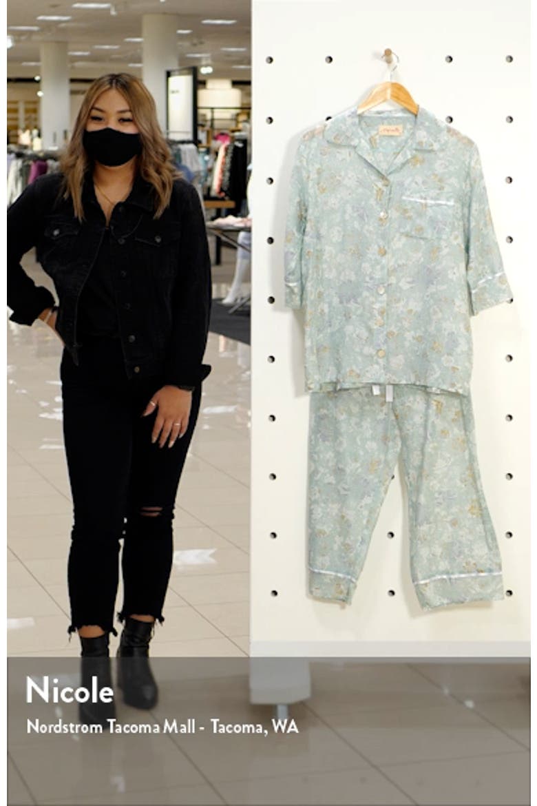 Louis Cotton & Silk Crop Pajamas video