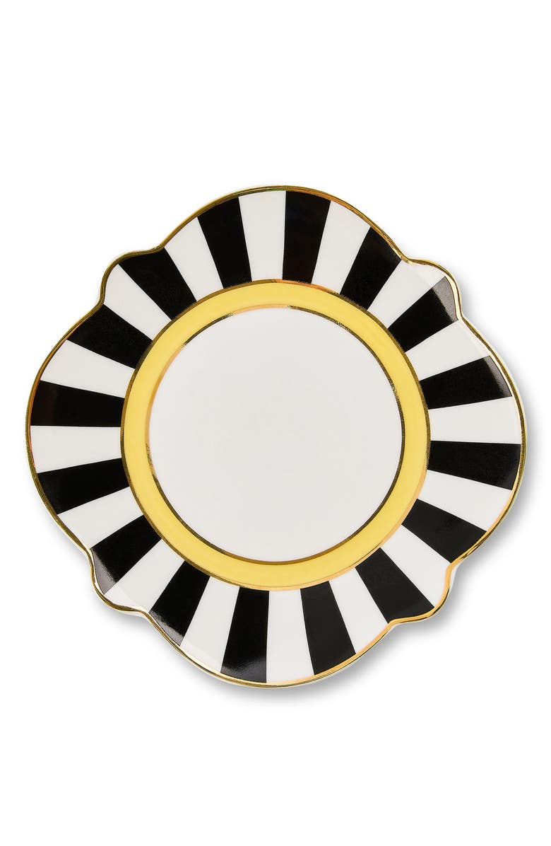 MACKENZIE CHILDS Bee Toile Cup & Saucer, Alternate, color, White