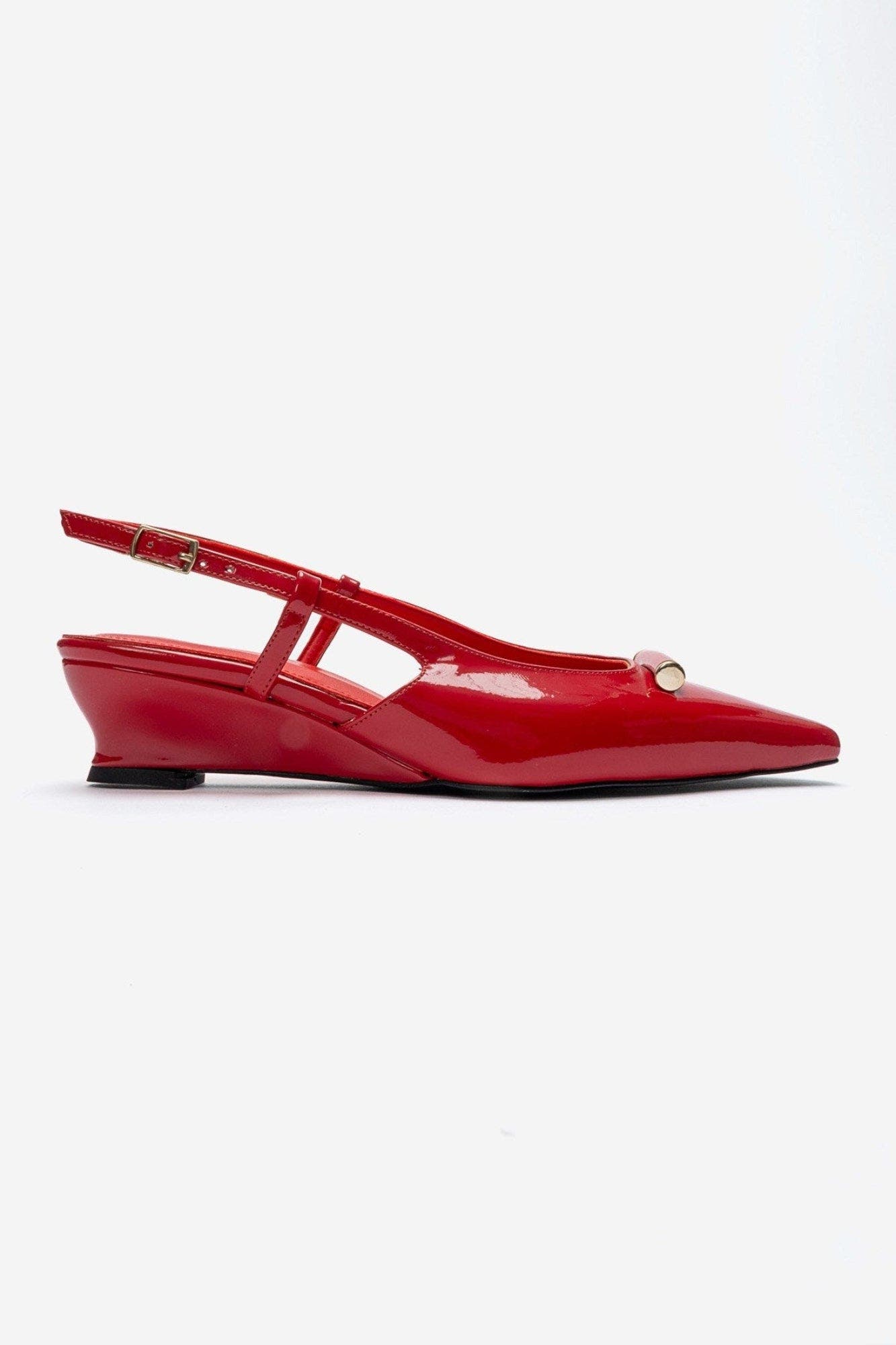 Vhea Slingback Pump, Alternate, color, Red Patent