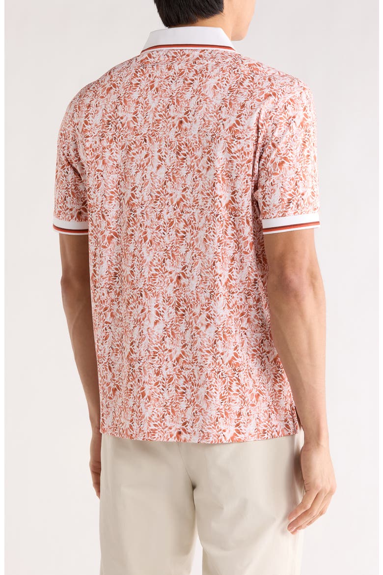 Pipe Trim Knit Polo, Alternate, color, PAPRIKA