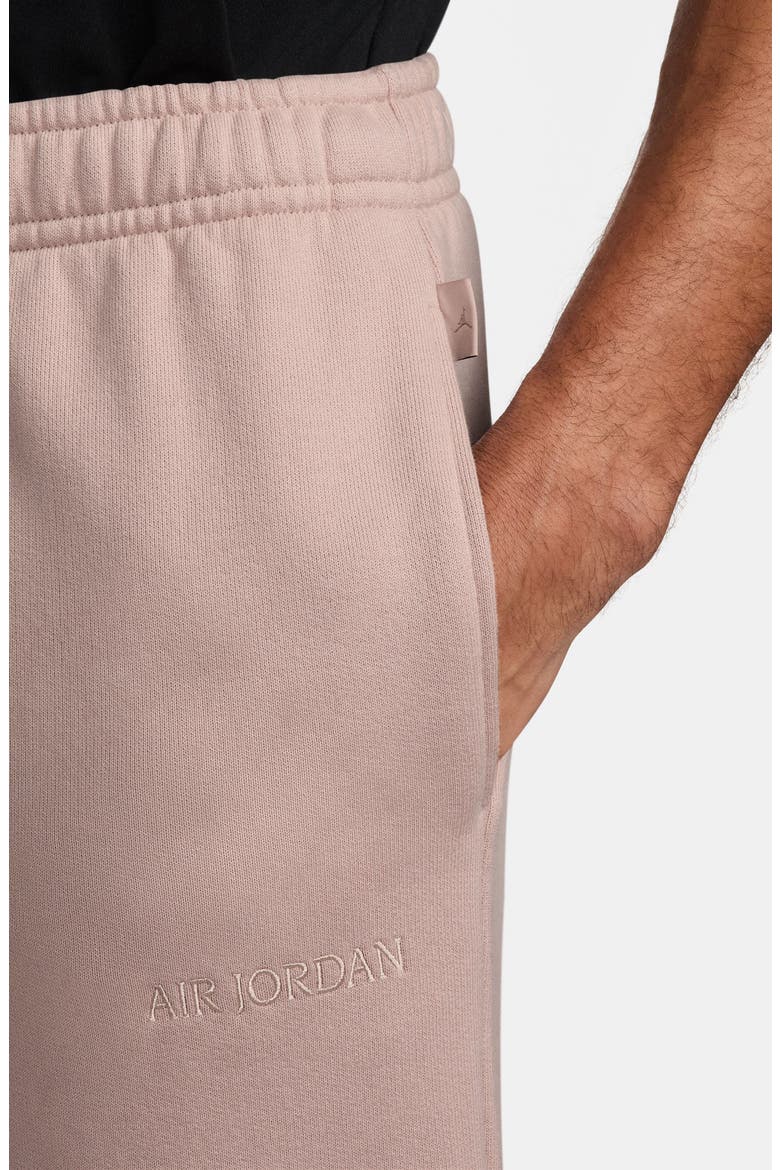 Wordmark Cotton Fleece Sweatpants, Alternate, color, PINK OXFORD