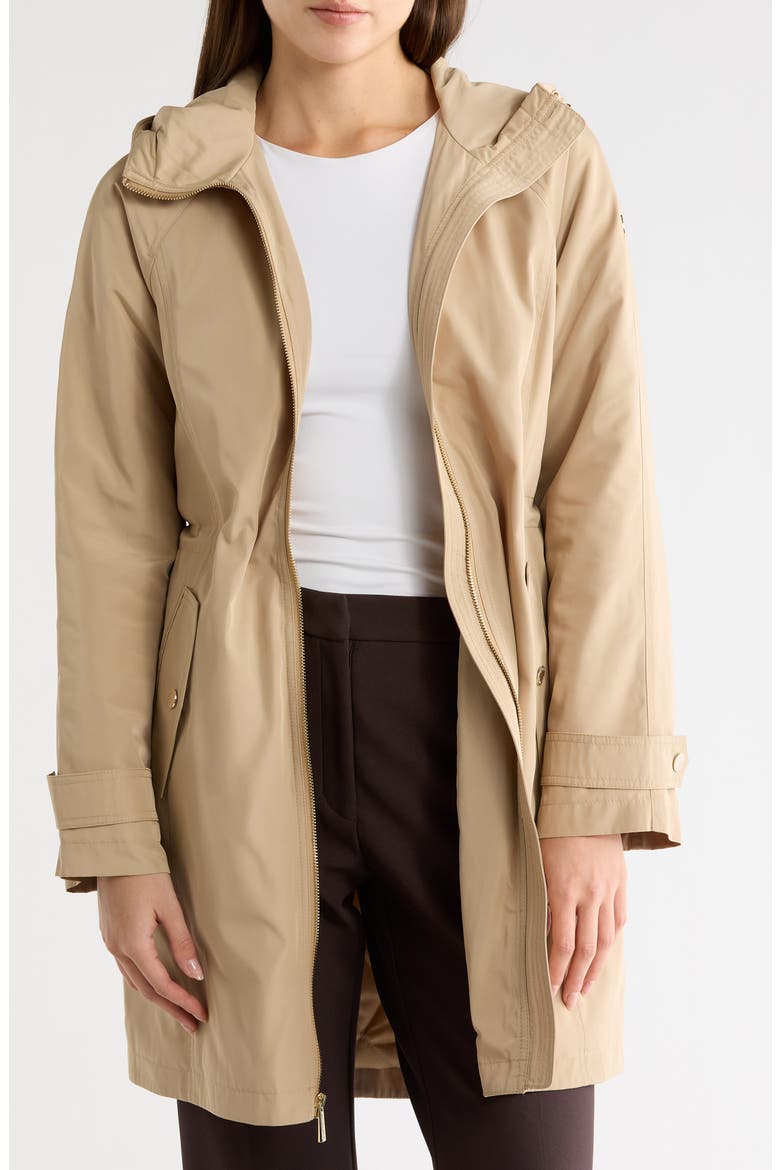 Long Rain Coat, Alternate, color, KHAKI