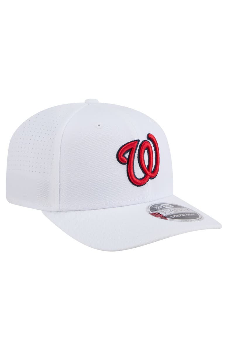 New Era Men's New Era White Washington Nationals COOLERA 9SEVENTY Adjustable Hat, Alternate, color, White