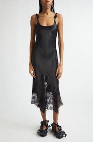 Collina Strada Cypress Painted Daisy Lace Trim Slipdress