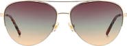 Kate Spade Janece 58mm Gradient Aviator Sunglasses