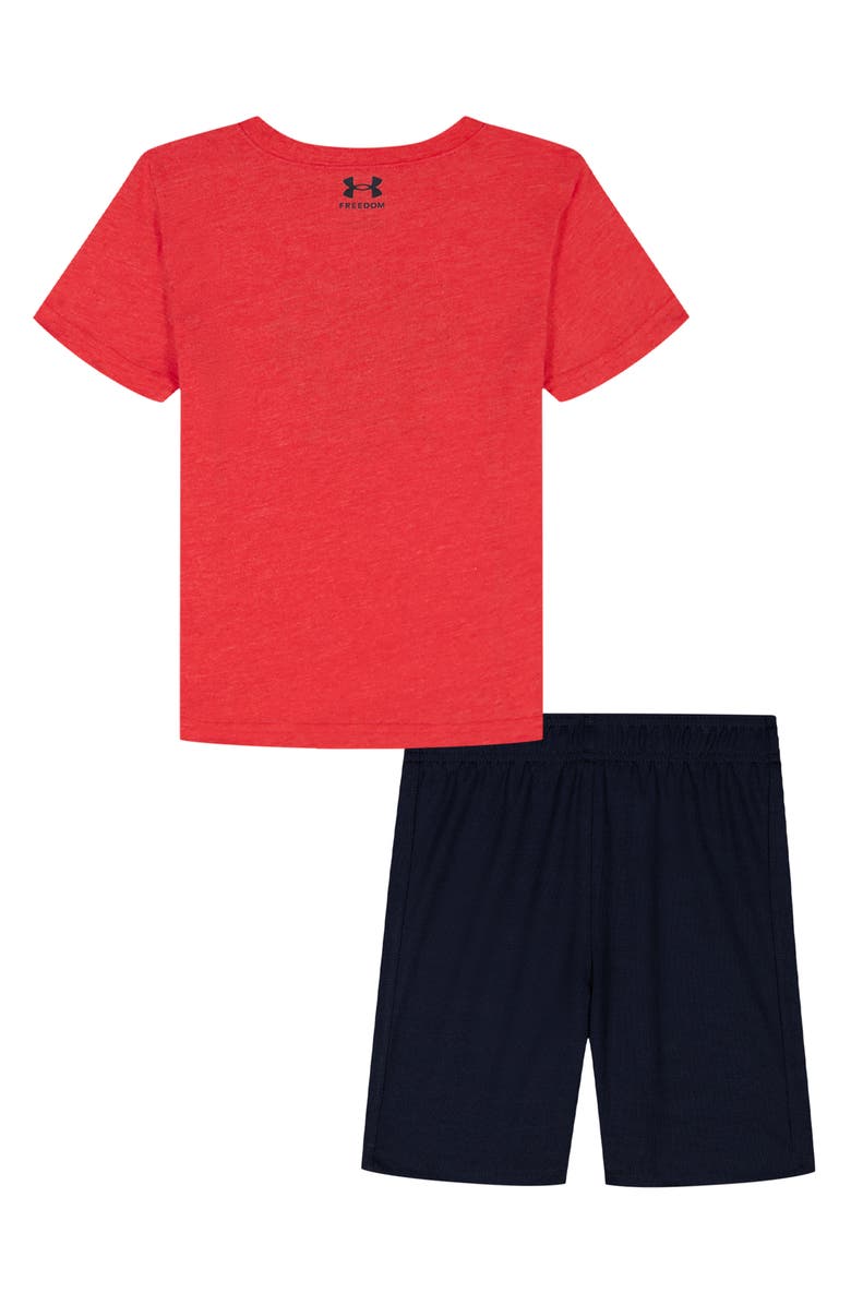Under Armour Kids' Basketball Graphic T-Shirt & Shorts Set, Alternate, color, Red