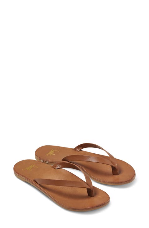 Leather Genuine Flip Flops for Women Nordstrom