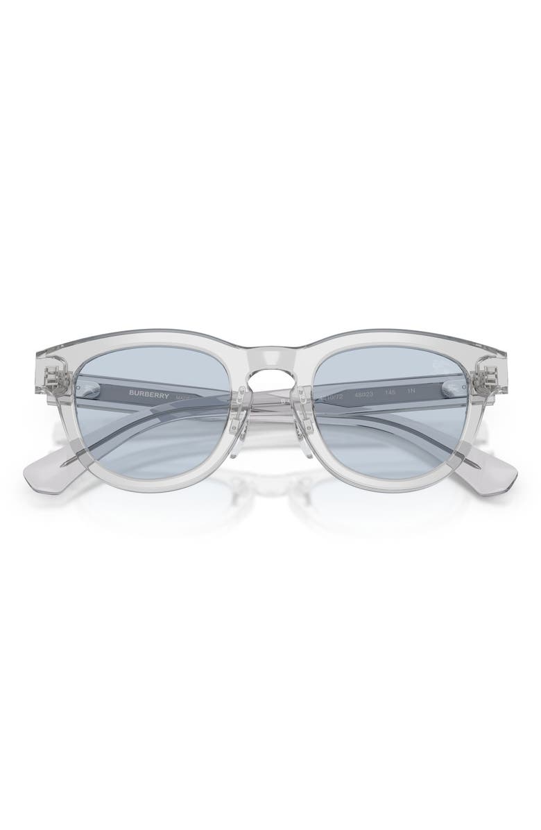 Burberry 48mm Phantos Sunglasses, Alternate, color, Grey / Azure