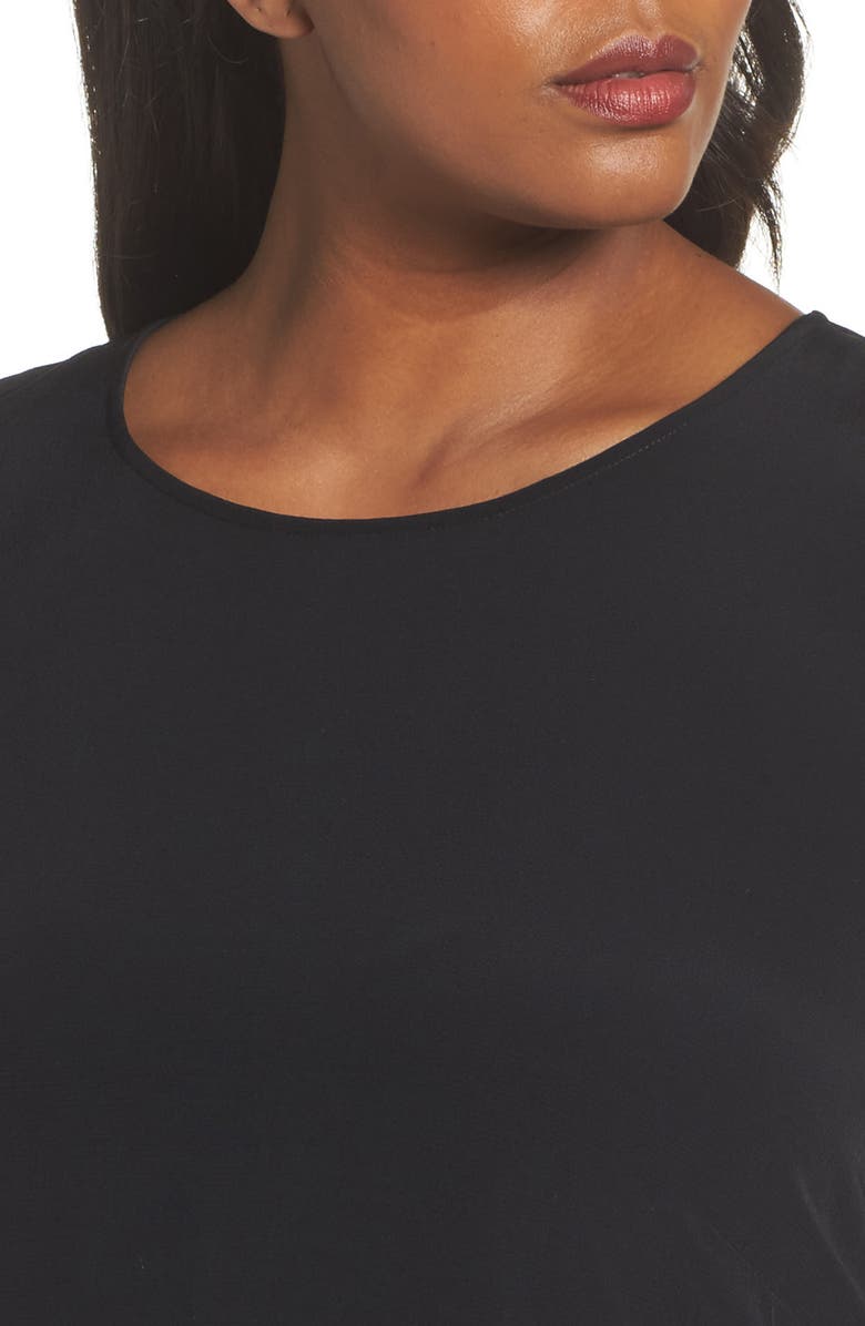 Eileen Fisher Tencel<sup>®</sup> Blend Jersey Shift Dress, Alternate, color, 